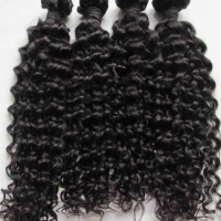 natural curly weft machine made 100grms (3.5 Oz.)pc.